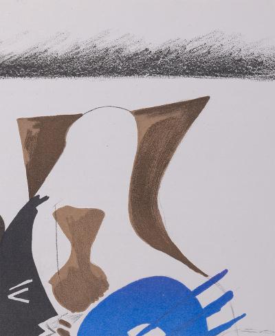 Georges BRAQUE - Verre et pichet, 1956 - Lithographie originale 2
