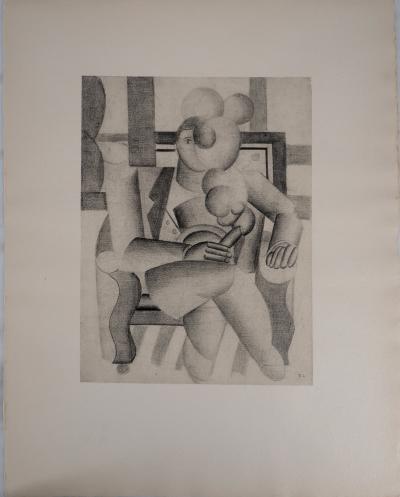 Fernand LÉGER (d’après) - Etude pour le fumeur - 1959 - Lithographie signée 2