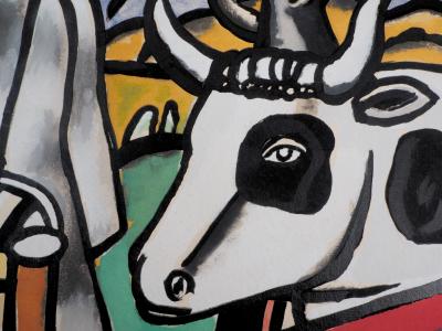 Fernand LÉGER (d’après) - La vache et la chaise - 1959 - Lithographie signée 2