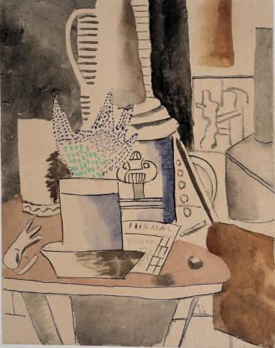 Fernand LÉGER (d’après) - Nature morte au journal - 1959 - Lithographie signée 2