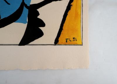 Fernand LÉGER (d’après) - Les buches - 1959 - Lithographie signée 2