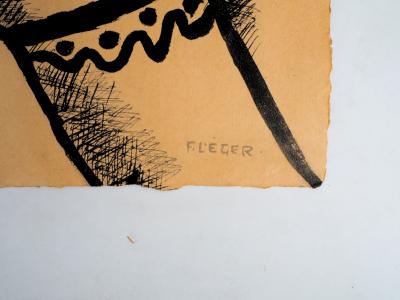 Fernand LÉGER (d’après) -  Portrait de Nadia - 1959 - Lithographie signée 2
