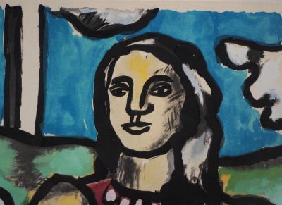 Fernand LÉGER (d’après) -  Les amoureux - 1959 - Lithographie signée 2