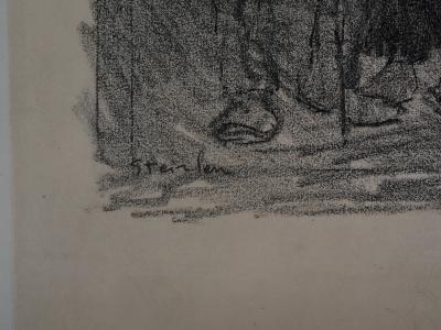 Théophile Alexandre STEINLEN - Couple de gueux - Lithographie Originale Signée 2