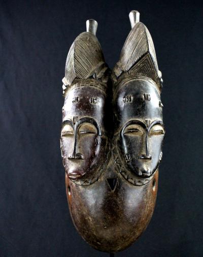 Ivory Coast - Baoulé twins mask 2