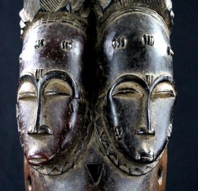 Ivory Coast - Baoulé twins mask 2