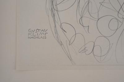 Gustav KLIMT : Nu s’étirant - lithographie signée, 1919 2