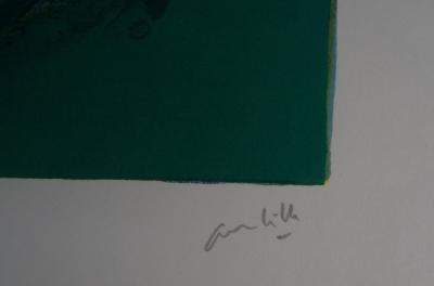 Paul AMBILLE - Course de chevaux - Lithographie Originale Signée 2