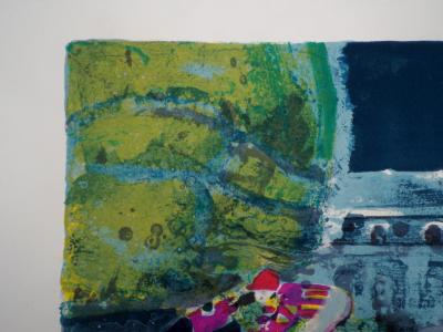 Paul AMBILLE - Course de chevaux - Lithographie Originale Signée 2