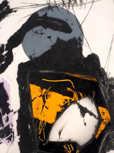 LIONEL : Trace Jaune - Gravure en carborundum signée 2