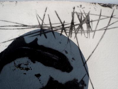 LIONEL : Trace Jaune - Gravure en carborundum signée 2