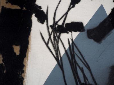 LIONEL : Trace verte - Gravure en carborundum signée 2