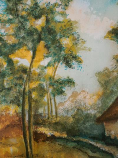 MADUZAC : Début de l’automne - Lithographie Originale Signée 2