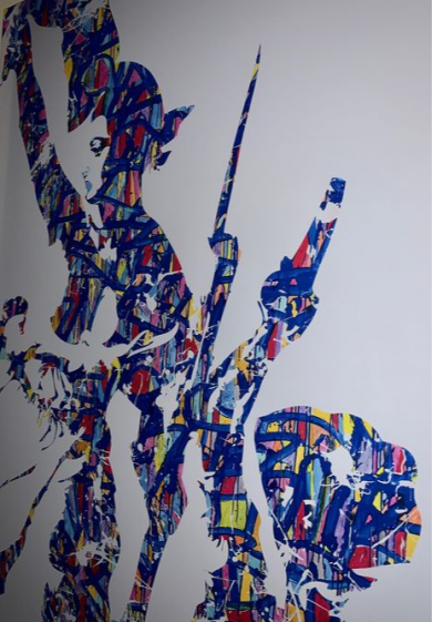 JonOne - Liberté, Egalité, Fraternité, 2015 - Sérigraphie sur toile 2