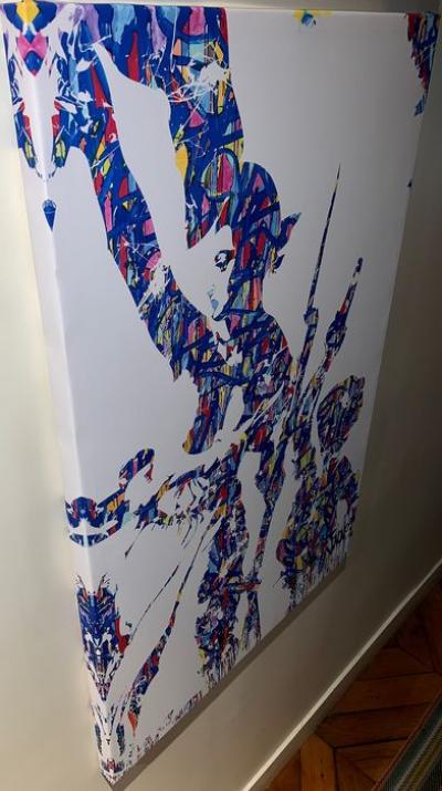 JonOne - Liberté, Egalité, Fraternité, 2015 - Sérigraphie sur toile 2