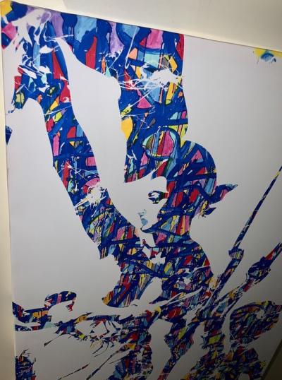 JonOne - Liberté, Egalité, Fraternité, 2015 - Sérigraphie sur toile 2