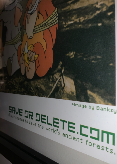 BANKSY (d’après) - Greenpeace Save Or Delete, 2002 - Impression offset 2