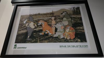 BANKSY (d’après) - Greenpeace Save Or Delete, 2002 - Impression offset 2