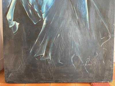 Jerry Orlando Huile sur toile 1998 2