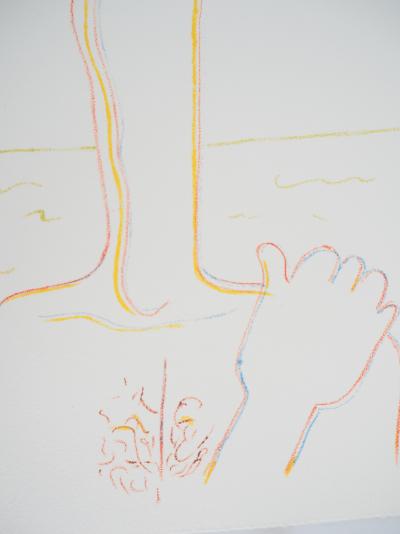 Jean COCTEAU : Faune au soleil - Lithographie signée 2