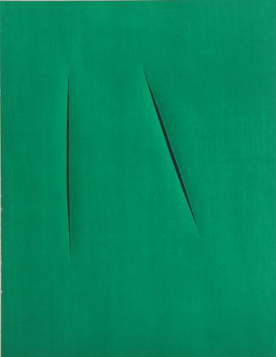 Lucio FONTANA (d’après) - Concetto Spaziale, 1959 - Lithographie 2