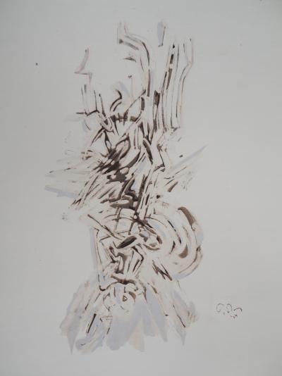 Mark TOBEY (d’après) - Composition abstraite, 1959 - Lithographie signée 2