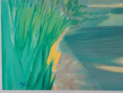 Claude HEMERET : La maison rose - Lithographie Originale Signée 2