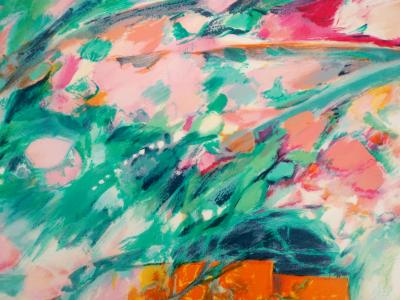 Claude HEMERET : La maison rose - Lithographie Originale Signée 2