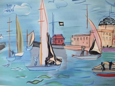 Raoul DUFY (d’après) - Les Régates - Lithographie 2