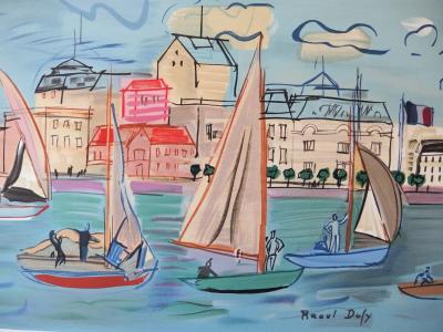 Raoul DUFY (d’après) - Les Régates - Lithographie 2