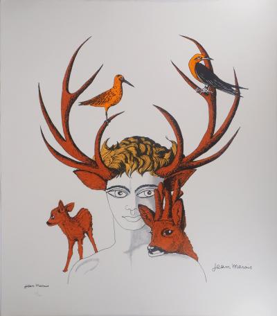 Jean MARAIS - Esprit de la nature, Lithographie signée 2