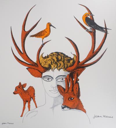 Jean MARAIS - Esprit de la nature, Lithographie signée 2
