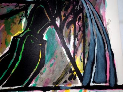 Jacques POLI : Cohérence abstraite - Lithographie originale signée 2