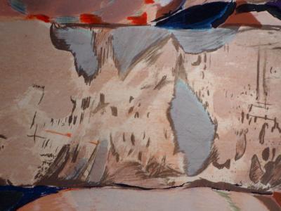Gabriel GODARD : Promenade dans les dunes - Lithographie originale signée 2