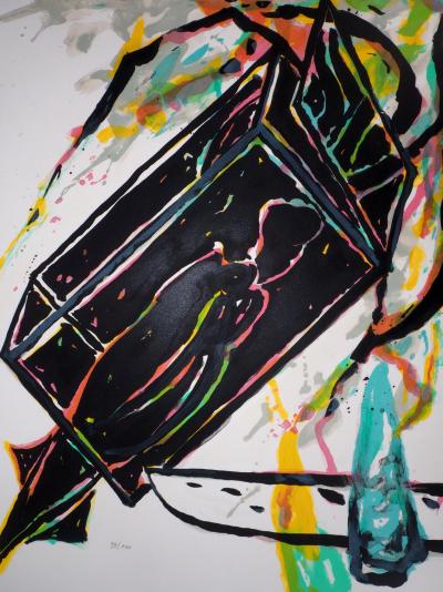 Jacques POLI  - Cohérence : l’espace, 1990 - Lithographie originale signée 2