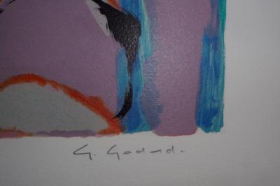 Gabriel GODARD : Paysage abstrait - Lithographie originale signée 2