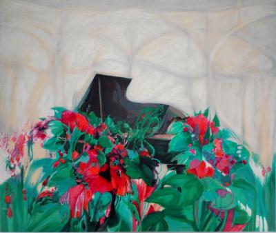Claude HEMERET : Piano, la salle de concert - Lithographie Originale Signée 2