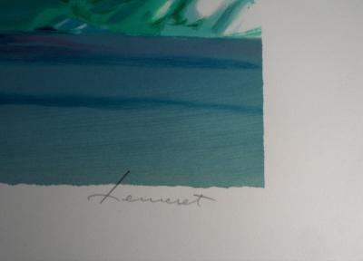 Claude HEMERET : Printemps, la Vallée fleurie - Lithographie Originale Signée 2