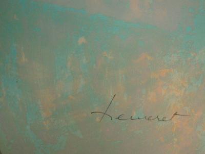 Claude HEMERET : Myconos  - Lithographie Originale Signée 2