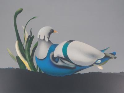 Jean-Paul DONADINI :: Pigeon - Lithographie originale signée 2