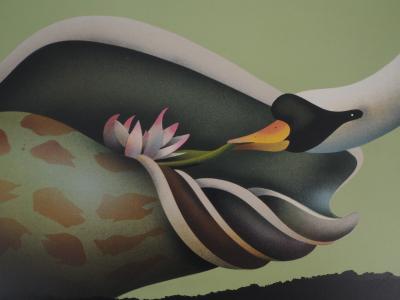 DONADINI : Le lotus sacré - Lithographie originale signée 2
