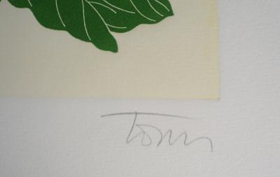 Fernando TORMO : Les chrysanthèmes - Gravure signée 2