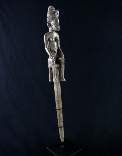 Côte d’Ivoire, Senoufo, Bâton de commandement avec socle 2