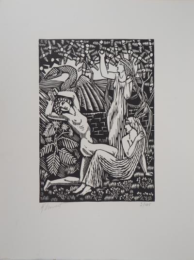 Raphaël DROUART - Hesperides, 1921 - original signed woodcut 2