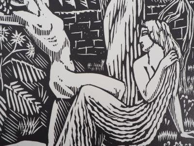 Raphaël DROUART - Hesperides, 1921 - original signed woodcut 2