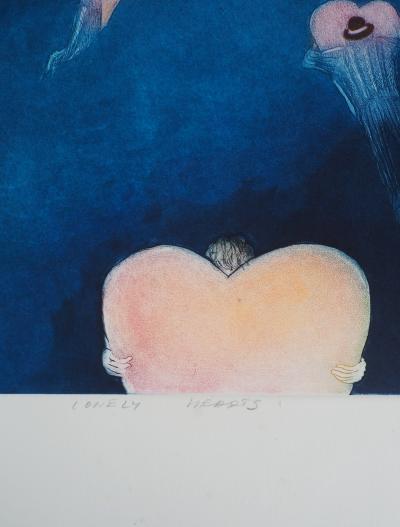 Ludmila ARMATA : Lonely Hearts - Gravure Originale Signée 2