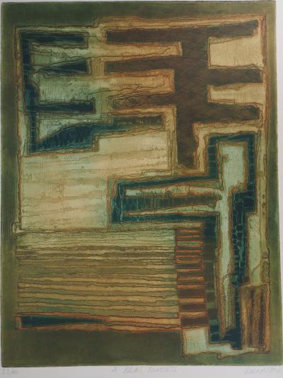 Suzanne RUNACHER : A bras ouverts - Gravure originale signée 2