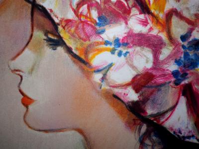 Sachiko IMAI : Jeunes femmes - Lithographie originale signée 2