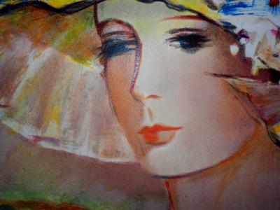 Sachiko IMAI : Jeunes femmes - Lithographie originale signée 2