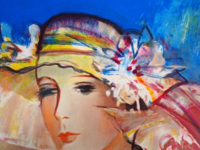 Sachiko IMAI : Jeunes femmes - Lithographie originale signée 2